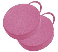 UICMNSI Set da 2 Cuscini Rotondi for Sedie con Maniglia, Diametro 30/35/40cm Cuscini for Pavimento Antiscivolo for Sedie da Pranzo,Esterno, Giardino, Cucina, Ufficio, Soggiorno(9,35x3cm/14x1in)