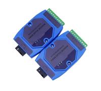 UieoKakeh Convertitore da Fibra Ottica SC RS485 A Porta Seriale Adattatore RS422 RS232 Modulo Transceiver Monomodo Montaggio su Rotaia DIN