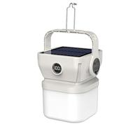 UieoKakeh Lanterna D'Emergenza Portatile LED Lampada Solare Ricaricabile Impermeabile per Esterni Mercato Notturno Lampade di Emergenza