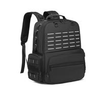 UieoKakeh Porta Attrezzi per Uomini con 3 Tasche per Attrezzi, Borsa Organizzatrice per Attrezzi con Spallacci e Supporto per Vita Imbottiti