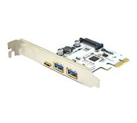 UieoKakeh Scheda di Espansione PCI-e A USB 3.0 Controllore USB 3.0 Scheda Adattatore PCI-e A USB 3.1 Type-C Espansione