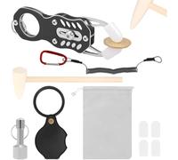 UieoKakeh Set di Strumenti per Testare Monete In e, Include un Magnetico, un e Pinze, Strumento per Testare La Risonanza Delle Monete, per Adulti, Amanti e Famiglie.