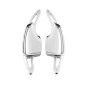 UIEOWHN Estensione Del Cambio Al Volante Per Chevrolet Per Corvette C7 R Z06 ZR1 Convertible 2018 Auto Leva Del Cambio Palette(Silver)