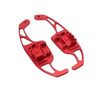 UIEOWHN Estensione Delle Palette Del Volante Per Golf 5 6 MK6 GTI R Jetta MK5 Passat B6 B7 CC Polo Sharan Tiguan Seat Leon Auto Palette dei Cambi(Red)