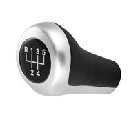 UIEOWHN Leva Stick Shifter Head Copri Cambio A 5/6 Velocità Per BMW Per Serie 1 3 5 6 E46 E53 E60 E61 E63 E81 E82 E83 E84 E90(Silver 5 Speed)