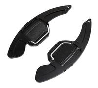 UIEOWHN Per Audi Per A3 A4 A5 A6L A7 A8 Q3 Q5 Q7 TTS S3 S5 S7 S8 S5 RS3 RS6 Decorazione Per Estensione Del Cambio Al Volante Dell'auto Estensioni Shift paddle per Volante(Black)