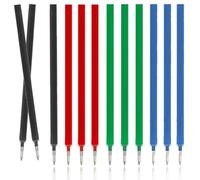 UIEXAY 12 Pezzi Ricariche Cancellabili Compatibili Con Legami (3 Verde, 3 Rosso, 3 Blu, 3 Nero) Punta Della Penna 0,7 Mm, Facili Da Cancellare, Per La Scuola E La Vita Di Tutti I Giorni