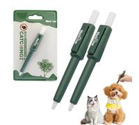 UIEXAY 2 Pezzi Pinzette Per Zecche Set, Tick Gancio Per La Rimozione Sicura Di Zecche Dalla Pelle E Dal Pelo, Pinzette Per Zecche Per Tick Per Animali, Cani, Gatti, Cavallo E Persone