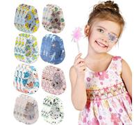 UIEXAY 24 cerotti Bende Oculari Per Bambini, Autoadesivi Per Gli Occhi Dei Bambini, Eye Patch Coprente, Cartoon Eyepatch per Gli Occhiali Trattare Occhio Pigro Amblyopia Strabismus