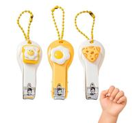 UIEXAY 3 Pezzi Tagliaunghie Neonato E Bambini In Acciaio Inossidabile Di Alta Qualità Design Della Lama Curva Sharp Non Danneggia L'Armatura Cura Delle Unghie E Manicure