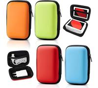 UIEXAY 4 Pezzi Custodia Carte Da Gioco, Custodia Rigida Scatola Porta Carte Da Gioco, Scatola Protettiva Per Gioco Di Carte Per Cuffie Bluetooth, Protegge Le Carte Dall'Umidità(4 Colori)