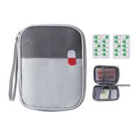 UIEXAY Borsa Da Viaggio Per Farmacia, Portatile, Piccola, Mini Borsa Per Il Primo Soccorso, Vuota, Impermeabile, Da Viaggio, Per La Farmacia, Per La Casa, Il Campeggio