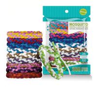 UIEXAY Braccialetto Repellente Per Zanzare, Confezione Da 10, Pelle Priva Di Deet Naturale, Impermeabile Morbido E Leggero, Uomini E Donne Interno Ed Esterno