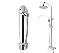 UIEXAY Doccia Doccia Metallo Clistere Anale Cleaner Douche Colon Cleaner(Argento)