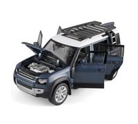 UIFCOG Modellini Auto Modellino Diecast 1:18 Per Land Rover SUV Per Defender Modelli Di Auto In Lega Pressofusi(Blu)