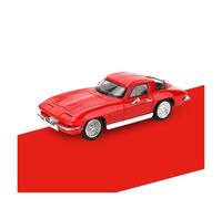 UIFCOG Modellini Auto Modellino Diecast 1:32 Per Chevrolet Per Corvette C2 Modellino In Lega Pressofusa Da Collezione Espositore Per Hobby(rosso)