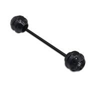 UIFCOG Tamponi Paratelaio Protezione Antiurto per KA&WASAKI Z650 Z900 Z900RS Moto Anteriore Posteriore Assale Ruota Protezione Caduta Crash Sliders cap(Nero,Posteriore)