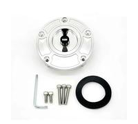 UIFCOG Tappo Benzina Moto per Benelli BN302 302S 150S TN25 TNT250 BJ250 TNT150 TNT300 TNT600 502C 752S 2016-up Coperchio Tappo Serbatoio Carburante per Moto(Sliver And Black)