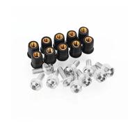 UIFCOG Viti Fissaggio Parabrezza Moto per XADV750 X-ADV750 2017-2024 5mm 10PCS Moto Parabrezza Bulloni Dado(d'Argento)