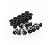 UIFCOG Viti Fissaggio Parabrezza Moto per XMAX300 2017-2023 5mm 10PCS Moto Parabrezza Bulloni Vite(Nero)