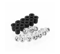 UIFCOG Viti Fissaggio Parabrezza Moto per YZFR6 YZF-R6 2005 2006-2016 5mm 10PCS Moto Parabrezza Bulloni Dadi(d'Argento)