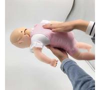 UIGJIOG Bambola Neonata per Rianimazione Cardiopolmonare Modello Infantile di Kit per La Pratica Dell'infarto delle Vie Aeree Manichino Simulazione Simulazione di Spugna per Corpi Estranei