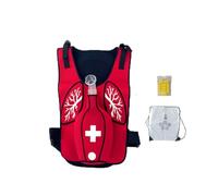 UIGJIOG Heimlich First Aid Training Vest Teaching Aid Soffocamento Primo Soccorso Ostruzione delle Vie aeree Soffocamento Gilet da Allenamento per soffocamento