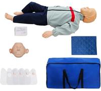 UIGJIOG Manichino per Addestramento al Primo Soccorso per Bambini a Corpo Intero, Accessori Medici Professionali, Kit di Addestramento con Manichini, Pratica Infermieristica e Cura del Paziente