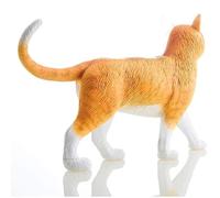 UIGJIOG Modello Anatomico di Gatto 4D 28 Pezzi Kit di Modelli di Anatomia dello Scheletro di Gatto Arancione 4D Il Modello, Lungo 30 Cm, Contiene 28 Organi E Parti del Corpo Staccabili