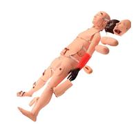 UIGJIOG Modello di Addestramento per Ustioni di Primo Soccorso Modello Medico Infermieristico Manichino Formazione Assistenza al Paziente Trauma Modello Cura delle Ferite Modelli Educativi Umani