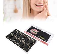 UIGJIOG Protesi Dentarie 10 Pezzi in Resina per Denti, Modello didattico per Denti, Modello Dentale Standard, Materiale didattico, Modello di Dente dimostrativo Standard per Adulti