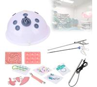 UIGJIOG Simulatore di Chirurgia Laparoscopica,Simulatore Laparoscopico Trainer Box,Simulatore Laparoscopico,10 Moduli Formazione,Kit di Formazione per Chirurghi,per L'insegnamento E La Formazione