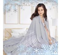UIHECTA Coperta Rinfrescante per L'Estate, Coperta Estiva Leggera E Traspirante, Trapunta per Aria Condizionata, Effetto Freddo Bifacciale, per Chi Dorme Caldo E Suda di Notte,Grigio,150 * 200cm