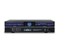 UIHECTA Equalizzatore Audio, Equalizzatore Grafico Professionale 22 Bande - Rack 1U Doppio Canale con 10 Effetti Preimpostati, Riduzione Automatica del Rumore e EQ 3 Bande per Studio e Palco