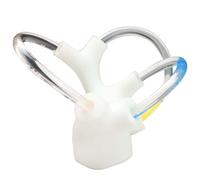 UIHECTA Modello Didattico dei Canali Semicircolari e Coclea, Modello di Coclea dell'Orecchio Interno Ingrandito 5 Volte, Struttura Chiara Ideale per Studio Anatomico,Bianca,Left