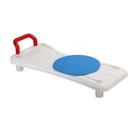 UIHECTA Pannello per Seduta da Vasca da Bagno, Panca per Seduta da Doccia, Panca Portatile per Doccia, con Maniglia, Panca Girevole A 360 Gradi, per Anziani E Disabili