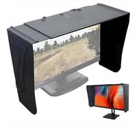 UIHECTA Parasole per Monitor per Monitor Desktop E Laptop da 41-69cm, Pannello di Protezione Regolabile per Computer, per Ridurre I Riflessi E Migliorare La Messa A Fuoco,Nero