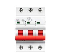 UIHFIDIU 3 Fasi MCB 6A 10A 16A 20A 25A 32A 40A 50A 63A 220V Mini Interruttore C Curva 1 Pz(40A)