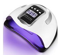 UIHOL Lampada UV LED Unghie, 280W Professionale 66 sfere di lampada a LEDs, Semipermanente Curare Rapidamente Pedicure Fornetto per Tutti i Smalti, Automatico Sensore per Manicure a Casa e in Salone