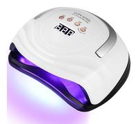 UIHOL Professionale Lampada UV LED Unghie, 380W 81 sfere di lampada a LEDs, Semipermanente Curare Rapidamente Pedicure Fornetto per Tutti i Smalti, Automatico Sensore per Manicure a Casa e in Salone
