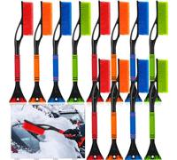 Uiifan 12 spazzole da Neve e raschietti per Ghiaccio da 61 cm, per Parabrezza Auto, finestre, Staccabili, nessun graffio, per rimozione di Ghiaccio e Neve, con Impugnatura in Schiuma, per Auto,