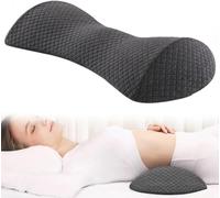 UIILO Cuscino lombare per dormire, cuscino in memory foam per alleviare il dolore alla schiena, imbottitura e supporto per alleviare il sonno e il disagio nella parte bassa della schiena