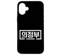 UIJEONGBU Città Coreana Hangul Parola Custodia per iPhone 16 Plus