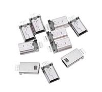 Uikdjgu 10 pezzi Mini USB di tipo B 180 Degree 5 pin SMD SMT per saldatura connettore Jack