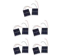 Uikdjgu 10 PZ 1.5V 400Ma 80X60Mm Micro-Mini Power Solar Celle per Solari - Progetti DIY - Giocattoli - Caricabatterie