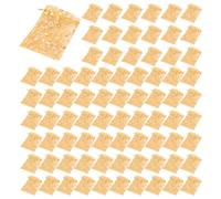 Uikdjgu 1000 PZ 9x12cm Sheer Coulisse Sacchetti di Gioielli in Organza Cuore Festa di Nozze Sacchetti Regalo di Favore di Natale ()