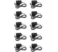 Uikdjgu 10X Caricabatterie Adattatore di Alimentazione Interruttore Universale DC 6V 500MA per Monitor Pressione Sanguigna 7120 / U10L / 8713 Spina UE
