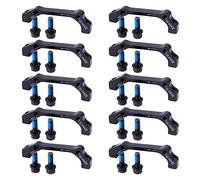 Uikdjgu 10X Disco Adattatore di Montaggio Pinza Freno Anteriore/Post Anteriore 180mm Posteriore 160mm per