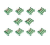 Uikdjgu 10X Scheda di Breakout del Connettore/Femmina del Modulo di Interfaccia Guida DIN DB25