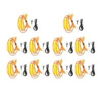 Uikdjgu 10X Tappi per Le Orecchie Auricolari Bluetooth per, Soppressione del Rumore, Protezione 'Udito, Cantieri Edili, Luoghi Rumorosi Arancione